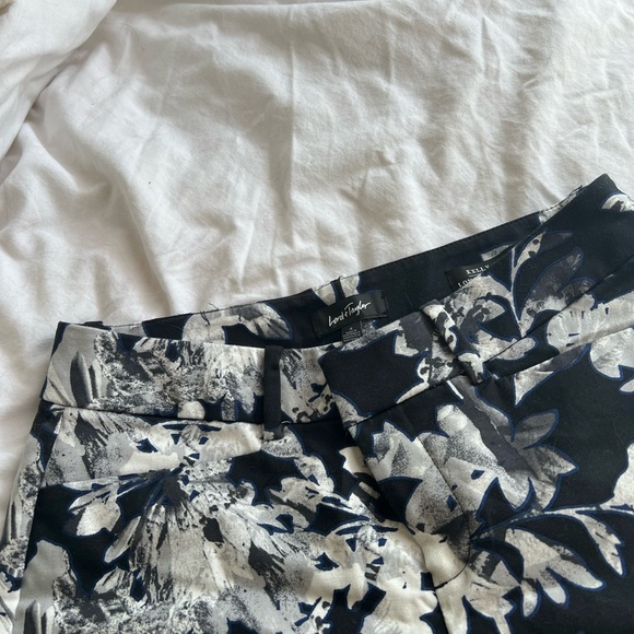 Lord & Taylor ankle length floral pants - Picture 3 of 6